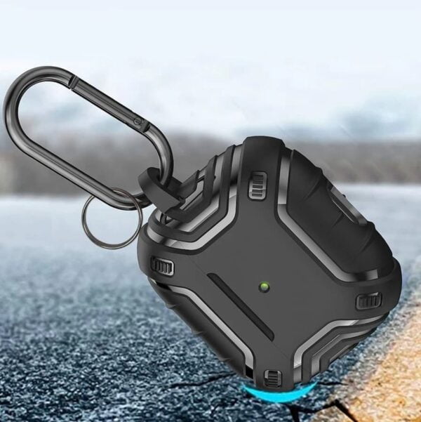Coque AirPods ShockShield noire – Image 6